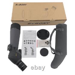 SVBONY SV409 20-60x80mm Spotting Scope Dual focus Desktop Tripod Archery