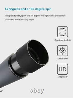 SVBONY SV409 20-60x80mm Spotting Scope Dual focus Desktop Tripod Archery