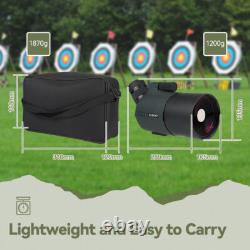 SVBONY SV41 Pro 28-84×80mm Mak Spotting Scope + SC311 IMX662 2.4G WIFI Camera