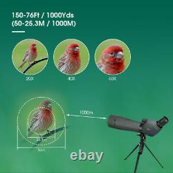 SVBONY SV411 20-60x80mm Spotting Scope FMC Zoom Big Eyepiece mobile photography