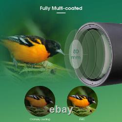 SVBONY SV46P 20-60x80 ED Spotting Scope Waterproof Bird watching + Table Tripod