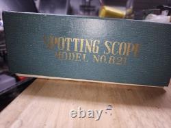 SWIFT SPOTTING SCOPE MODEL 821 WithTRIPOD 5 LENSES ORIGINAL BOX nice Condition