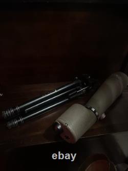 SWIFT SPOTTING SCOPE MODEL 821 with TRIPOD 3 LENSES &CASE GOOD CONDITION