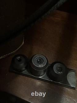 SWIFT SPOTTING SCOPE MODEL 821 with TRIPOD 3 LENSES &CASE GOOD CONDITION