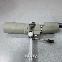 Selsi Spotting Scope 60mm 15x-60x Zoom Green Vintage Japan Tripod Good