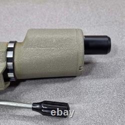 Selsi Spotting Scope 60mm 15x-60x Zoom Green Vintage Japan Tripod Good