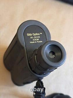 Sibir Optics 20-50x50 Variable Power Spotting Scope Monocular With Case & Small T