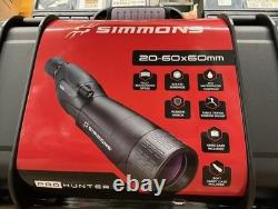 Simmons 20-60x60 Pro Hunter Spotting Scope, Waterproof, Black #SP206060