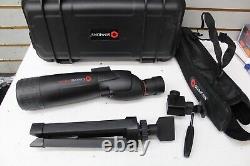 Simmons Venture Spotting Scope 20-60x80mm Straight Black Rubber Armor Black