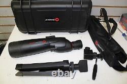 Simmons Venture Spotting Scope 20-60x80mm Straight Black Rubber Armor Black
