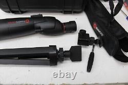 Simmons Venture Spotting Scope 20-60x80mm Straight Black Rubber Armor Black