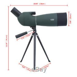 Spotting Scope 25-75X70 Telescope With Tripod&Phone Adapter For Target Shooting