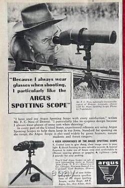 Spotting Scope Argus Super Grade USA Made (Maker M49 Vietnam Era Scope)