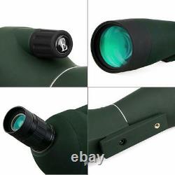 Spotting Scope SV28 Telescope SVBONY 20-60x80 BAK4 Prism Refractor Angled US