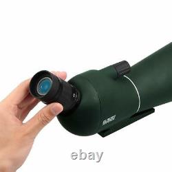 Spotting Scope SV28 Telescope SVBONY 20-60x80 BAK4 Prism Refractor Angled US