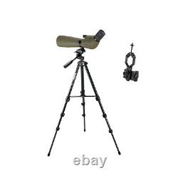 Spotting Scope SV401 20-60x80 45° Waterproof Nitrogen FMC+adapter+SV101Tripod US