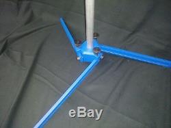 Spotting scope stand 7/8 rod-High Power-Small-bore-ADJUSTABLE LEGS-BLUE, PRS