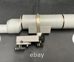 Straight Grey J. UNERTL 24x63 Spotting Scope. Nice