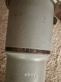 Straight Grey J. UNERTL 24x63 Spotting Scope. Nice