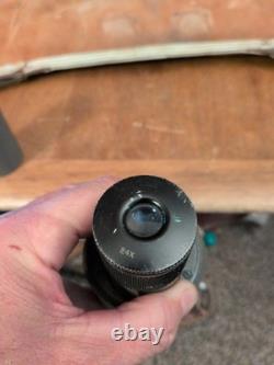 Straight Grey J. UNERTL 24x63 Spotting Scope No. 5-231 w Sheepskin Case