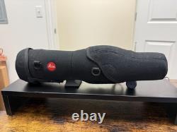 Straight angled spotting scope