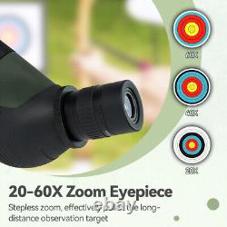 Svbony SA412 20-60×80 HD FMC 1.25'' Spotting Scope for Middle-range Shooting