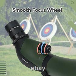 Svbony SA412 20-60×80 HD FMC 1.25'' Spotting Scope for Middle-range Shooting