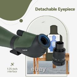 Svbony SA412 20-60×80 HD FMC Spotting Scope 1.25inch Detachable Eyepiece
