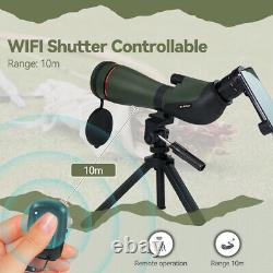 Svbony SA412 20-60×80 HD FMC Spotting Scope With Phone Bracket/Bluetooth Shutter