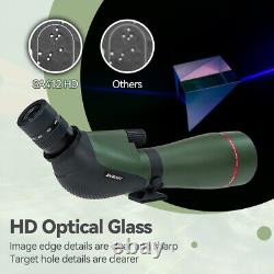 Svbony SA412 20-60×80mm Spotting Scope HD FMC 1.25 Detachable Eyepiece + Tripod