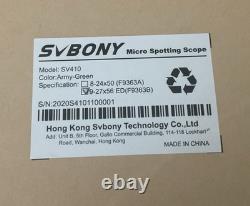 Svbony Spotting Scope SV410, 9x-27x Magnification