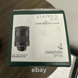 Swarovski 20-60x Variable EyePiece Eye Piece For Spotting Scope New In Box