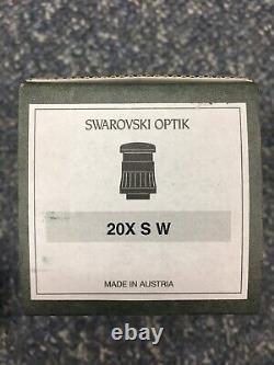 Swarovski 20x S Wide Eyepiece for STS/ATS 65/80 Spotting Scope Box Pristine