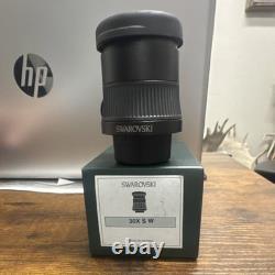 Swarovski 30x Spotting Scope Eyepiece 30X S W Black for Hunting Bird Watching