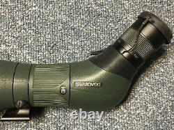 Swarovski ATM 80 HD Angled Spotting Scope 25-50x Wide Eyepiece Caps Excellent