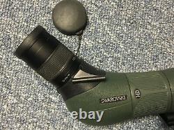 Swarovski ATM 80 HD Angled Spotting Scope 25-50x Wide Eyepiece Caps Excellent