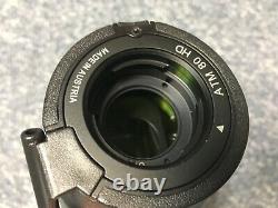 Swarovski ATM 80 HD Angled Spotting Scope 25-50x Wide Eyepiece Caps Excellent