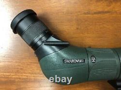 Swarovski ATM 80 HD Angled Spotting Scope with 20-60x Eyepiece Caps Excellent