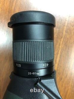 Swarovski ATM 80 HD Angled Spotting Scope with 20-60x Eyepiece Caps Excellent