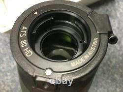 Swarovski ATS 80 HD Angled Spotting Scope 20-60x Eyepiece Box Excellent Optics