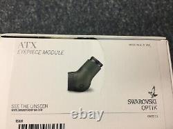 Swarovski ATX 65 Spotting Scope and 25-60x Angled Eyepiece New in Box Demo