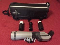 Swarovski Habicht AT80 Spotting Scope 20-60X with Case and photo adapter