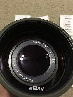 Swarovski Optik Ct-85 Habicht Spotting Scope with 20-60x eyepiece