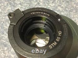 Swarovski STM 65 HD Straight Spotting Scope with 25-50x Wide Eyepiece Excellent