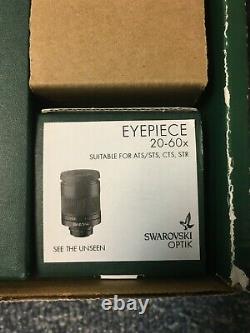 Swarovski STS 65 HD Straight Spotting Scope 20-60x Eyepiece Brand New in Box