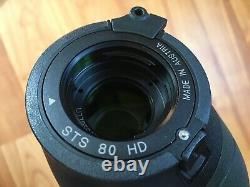 Swarovski STS 80 HD Straight Spotting Scope 20-60x Eyepiece Boxes Lens Caps