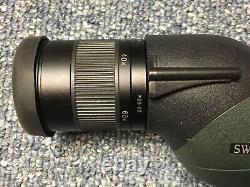 Swarovski STS 80 HD Straight Spotting Scope 20-60x Eyepiece Lens Caps -Excellent