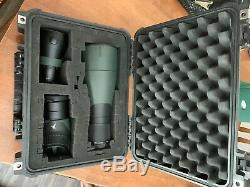 Swarovski atx spotting scope, 95mm objective, angled ATX eyepiece, tls app 30mm