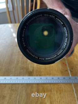 Swift Mark I Zoomscope 15x-60x 60mm Straight Spotting Scope with Tripod