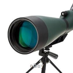 Telescope 25-75x100mm Green Spotting Scope Shooting Birdwatching FMC Coated lens
